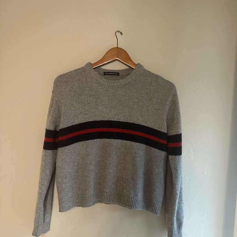 Brandy Melville Gray Knit Sweater